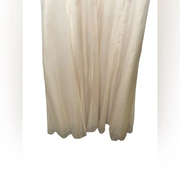 Alice + Olivia Carisa Champagne Grecian Gown Dress Size 10 NWT - Picture 5 of 11